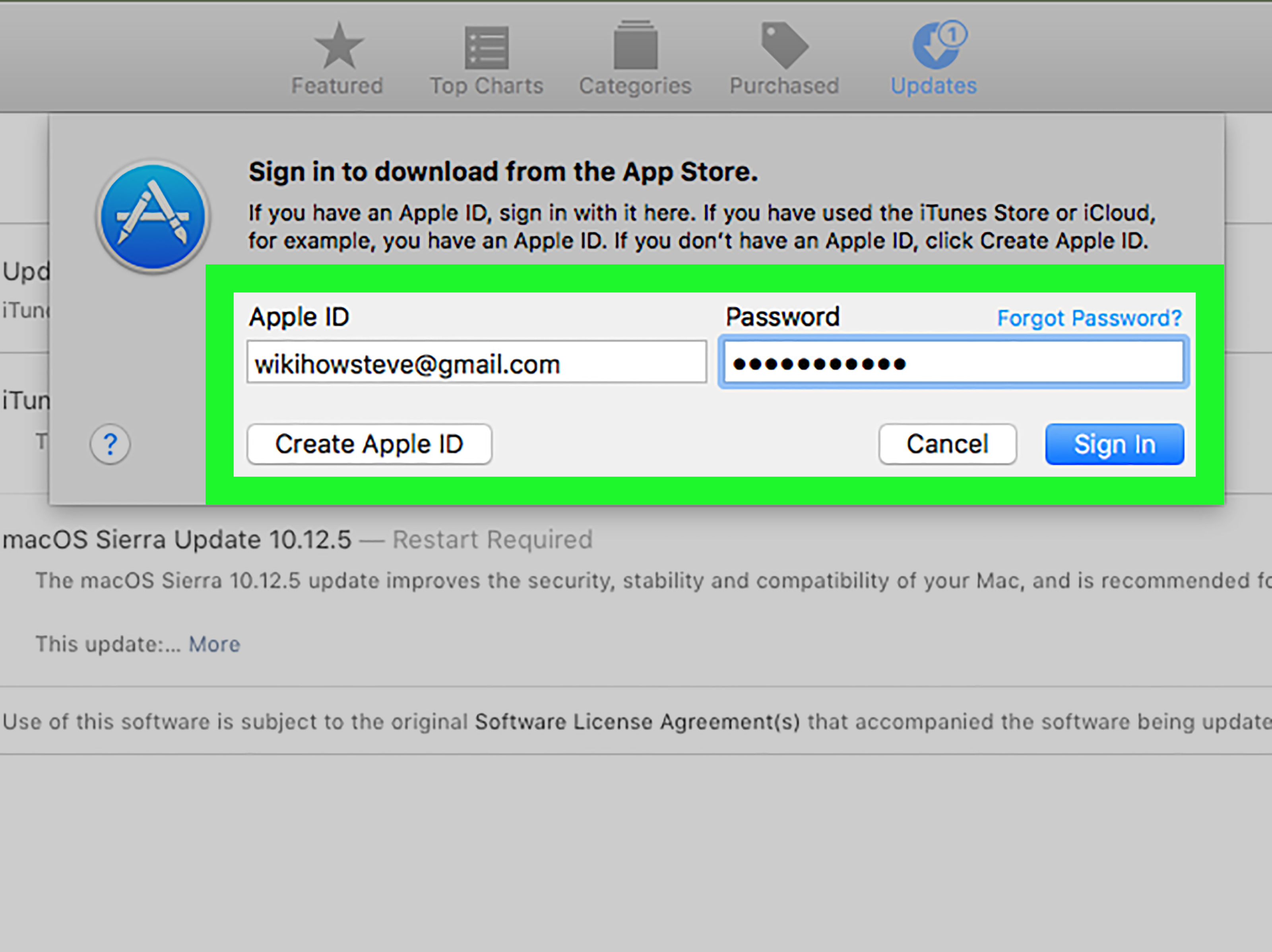 Mac app store update hang